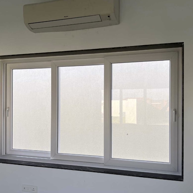 UPVC window installed in Satara bungalow